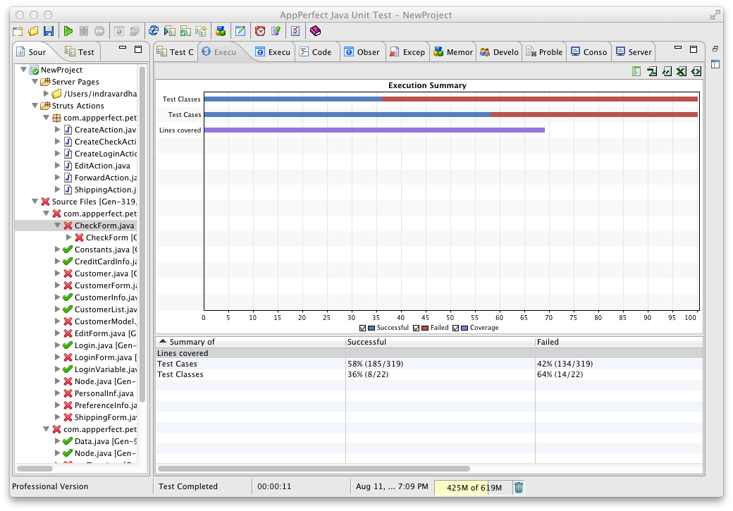 Automated testing : Java Unit Test tool