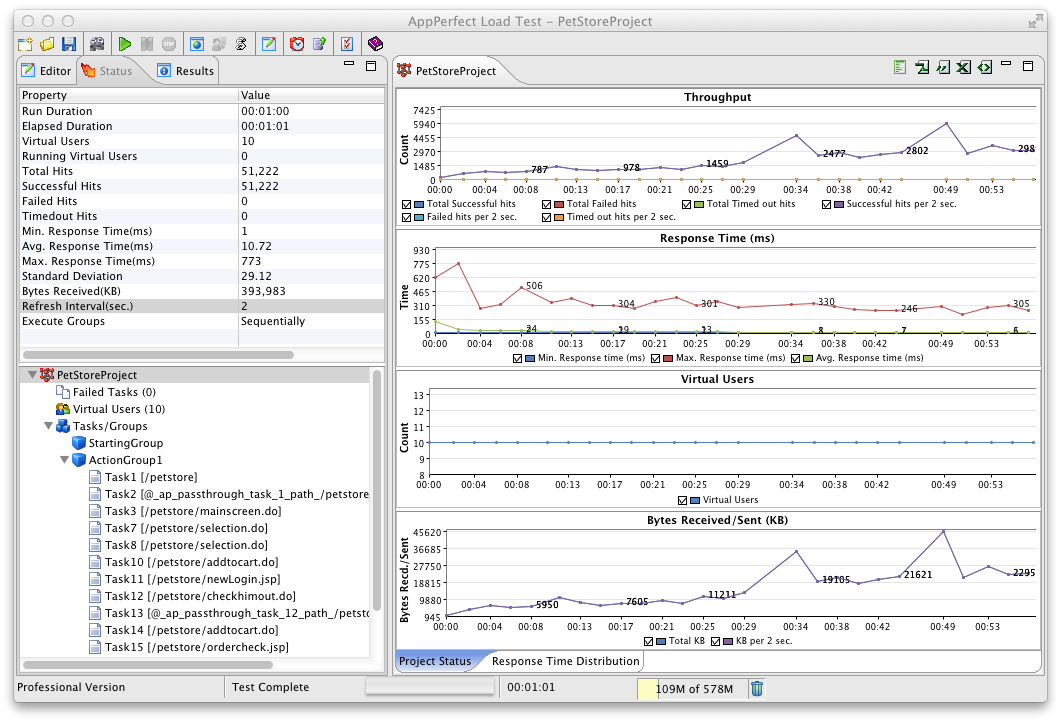 Teste de desempenho on-line (carga & estresse) com LoadView