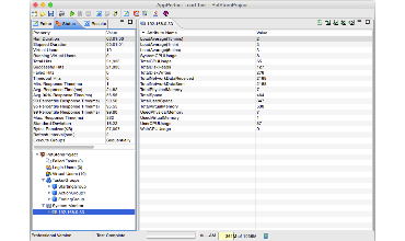 AppPerfect Load Test : Test Replay Status View - Server Monitor