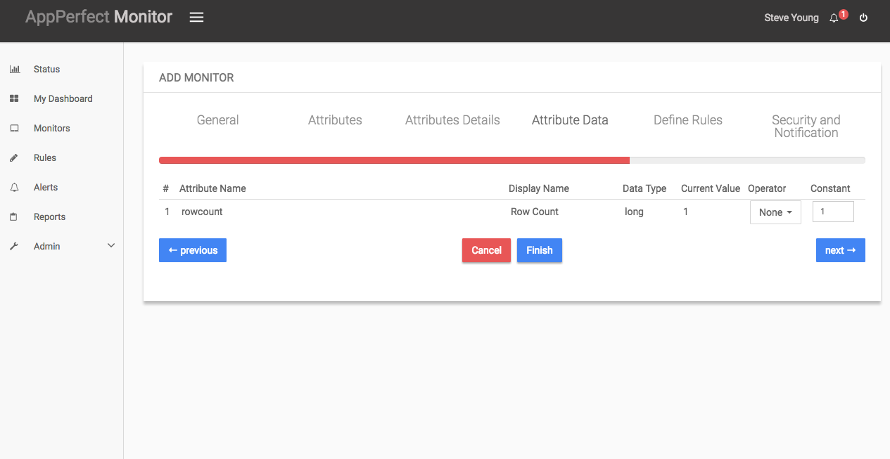 Database Query Monitoring : Attribute Data Conversion
