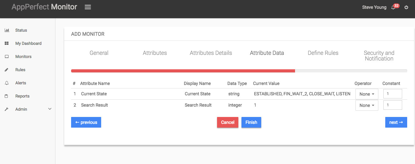 Port State Monitoring : Add Ping Monitor