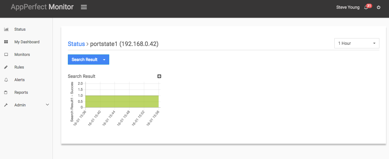 Port State Monitoring : Add Ping Monitor