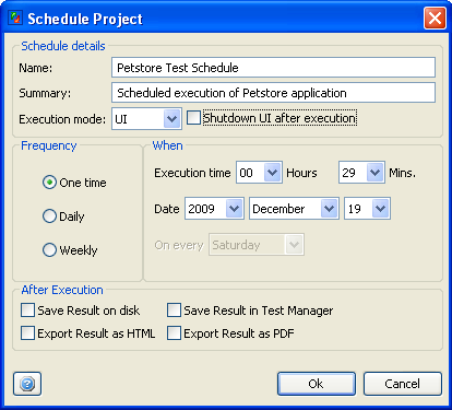 Test Scheduler