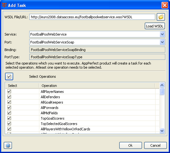 Web Services Load Testing : Add Web Services Task